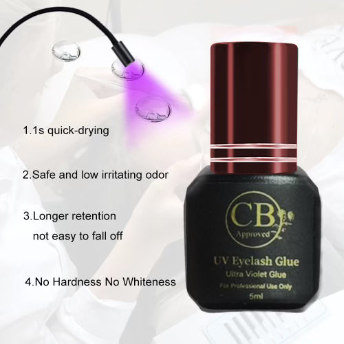 CB Approved UV Adhesive Glue 1 -2 Secs Gentle Cure Dry